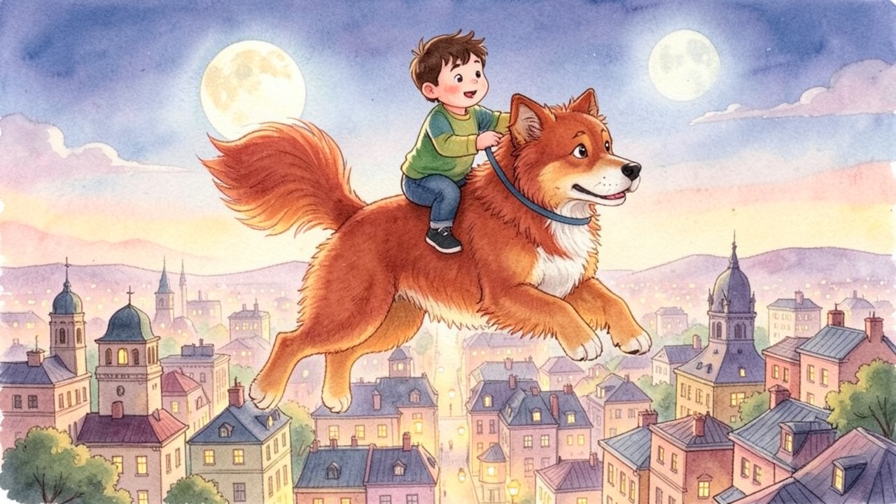 Super Perro y su capa mágica