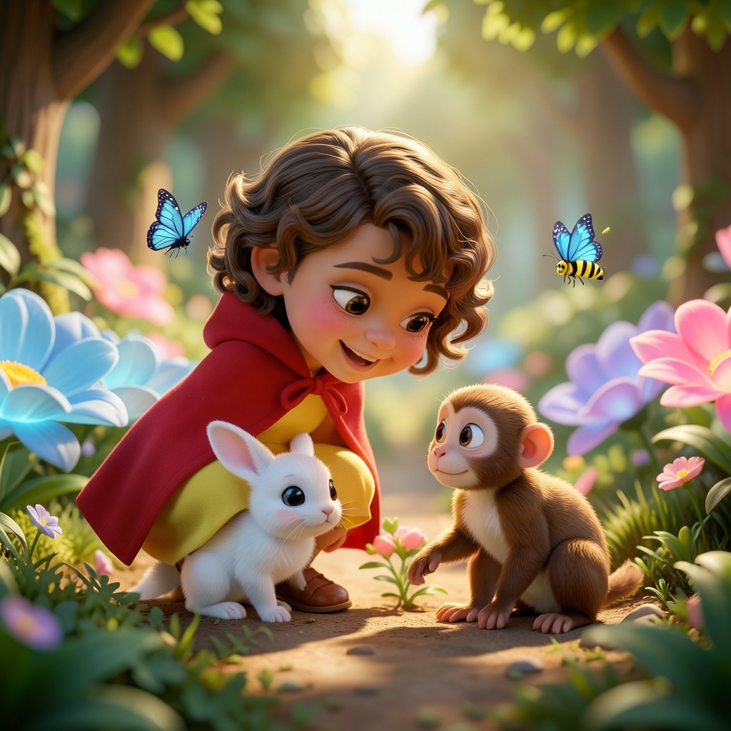 Little Red's Happy Forest Song - illustration 1