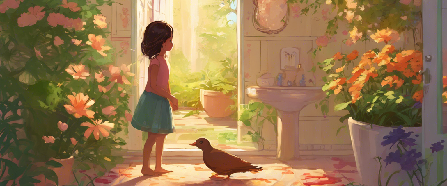 Valentina y su gran aventura al baño