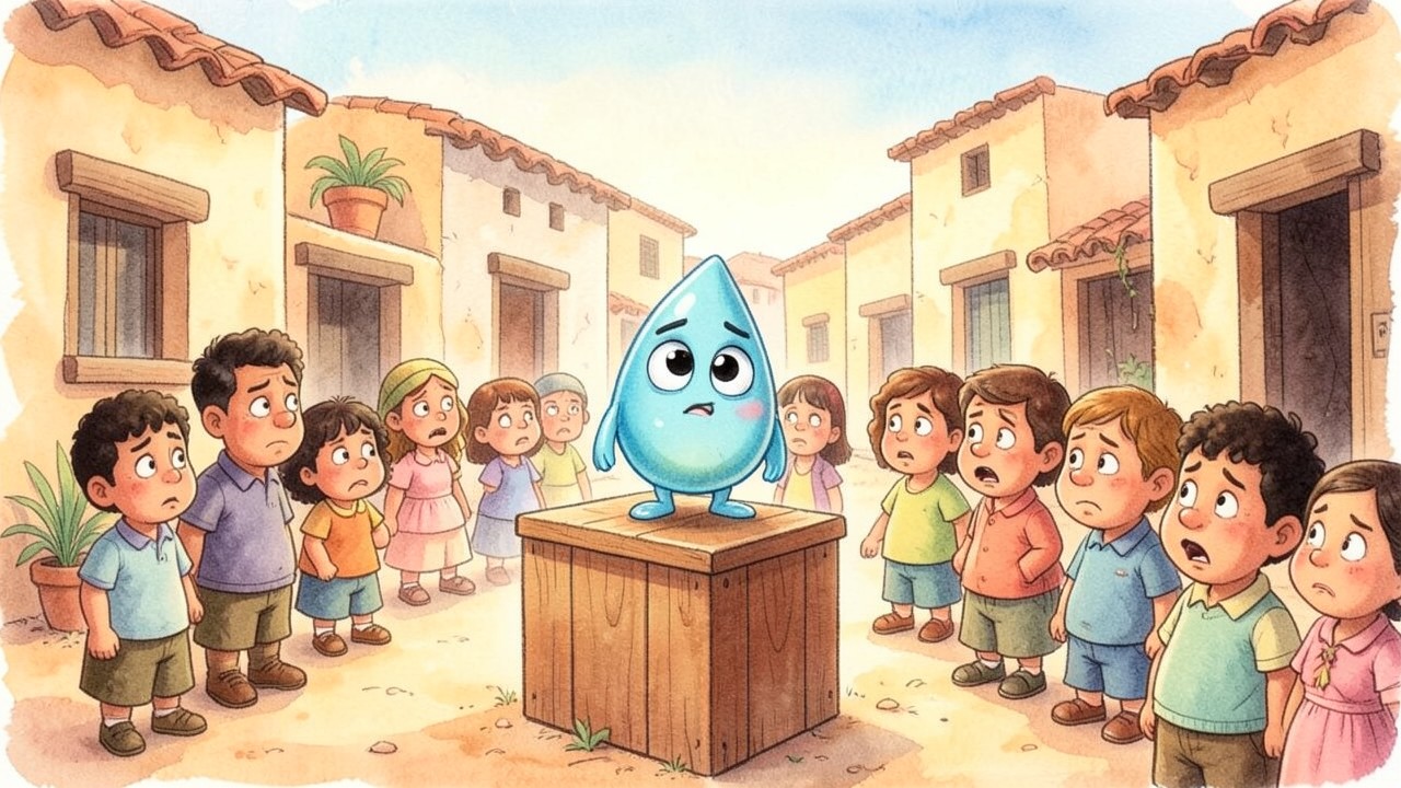 "Gotita Valiente y el Día Sin Agua"