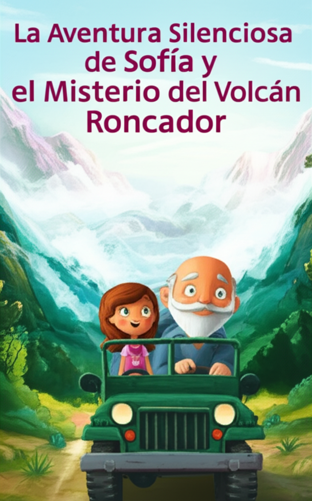La Aventura Silenciosa de Sofía y el Misterio del Volcán Roncador