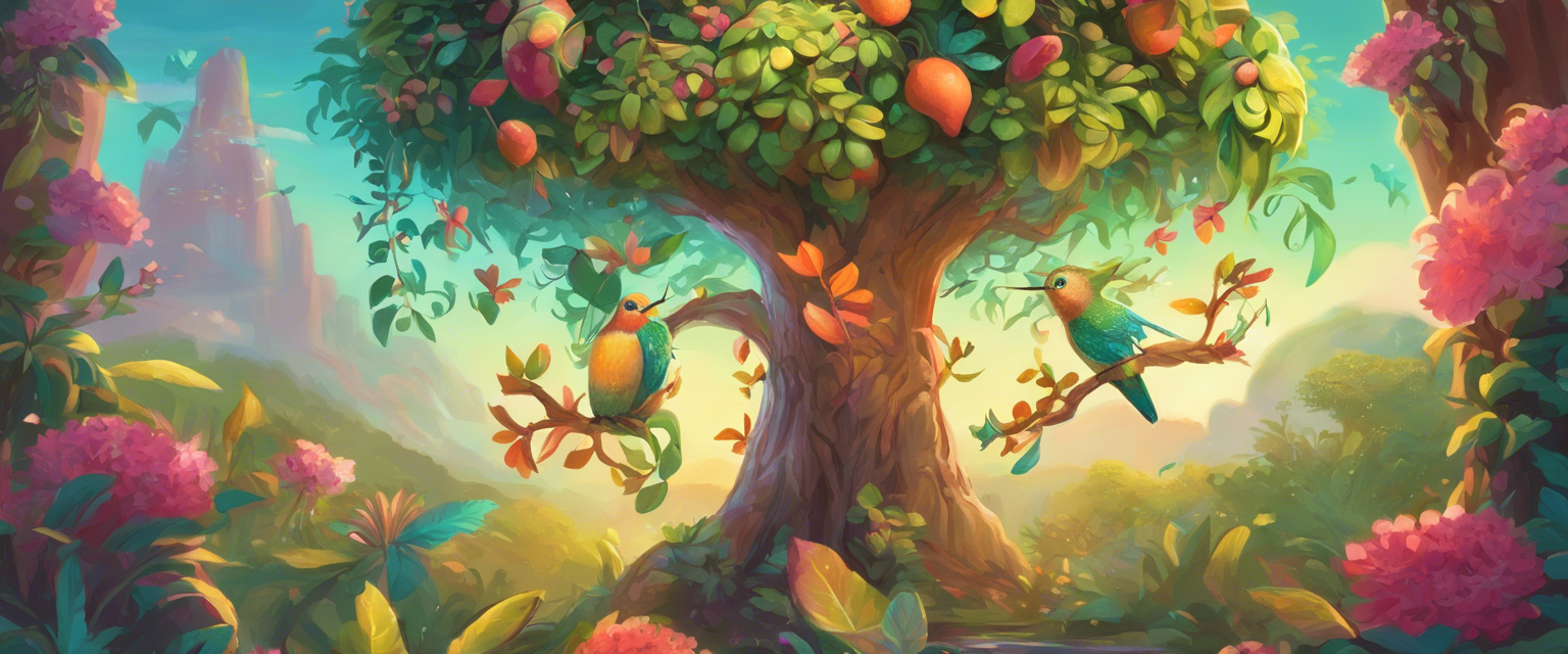 La amistad del colibrí y el aguacate