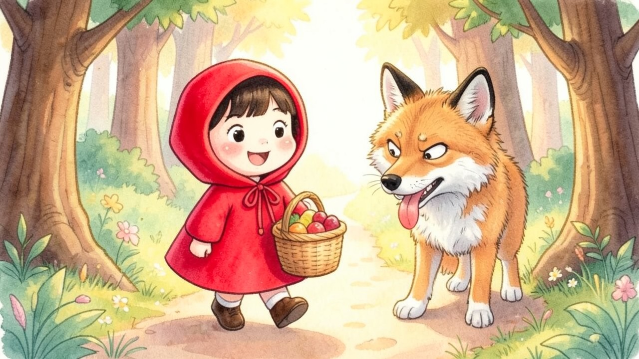 Caperucita Roja y el Lobo Hambriento
