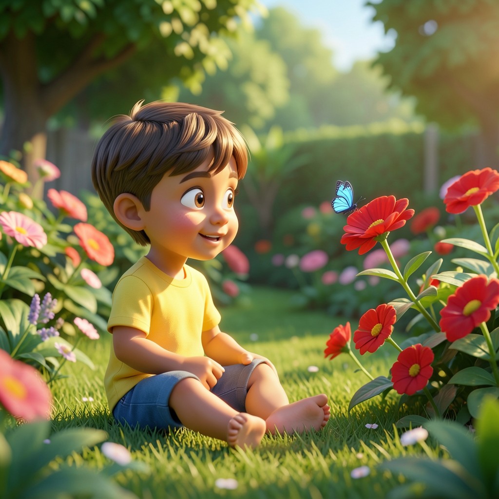 Edu y el Jardín Mágico - ilustración 1