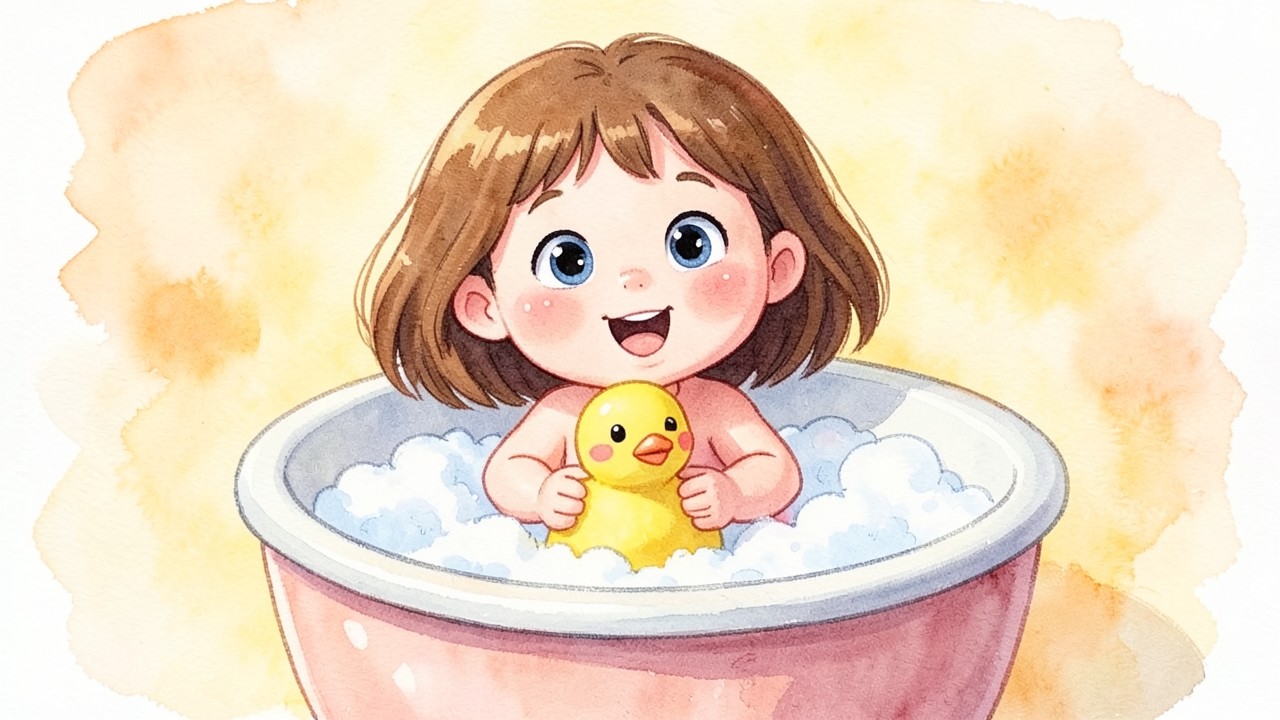 Albita, la niña que no quería bañarse