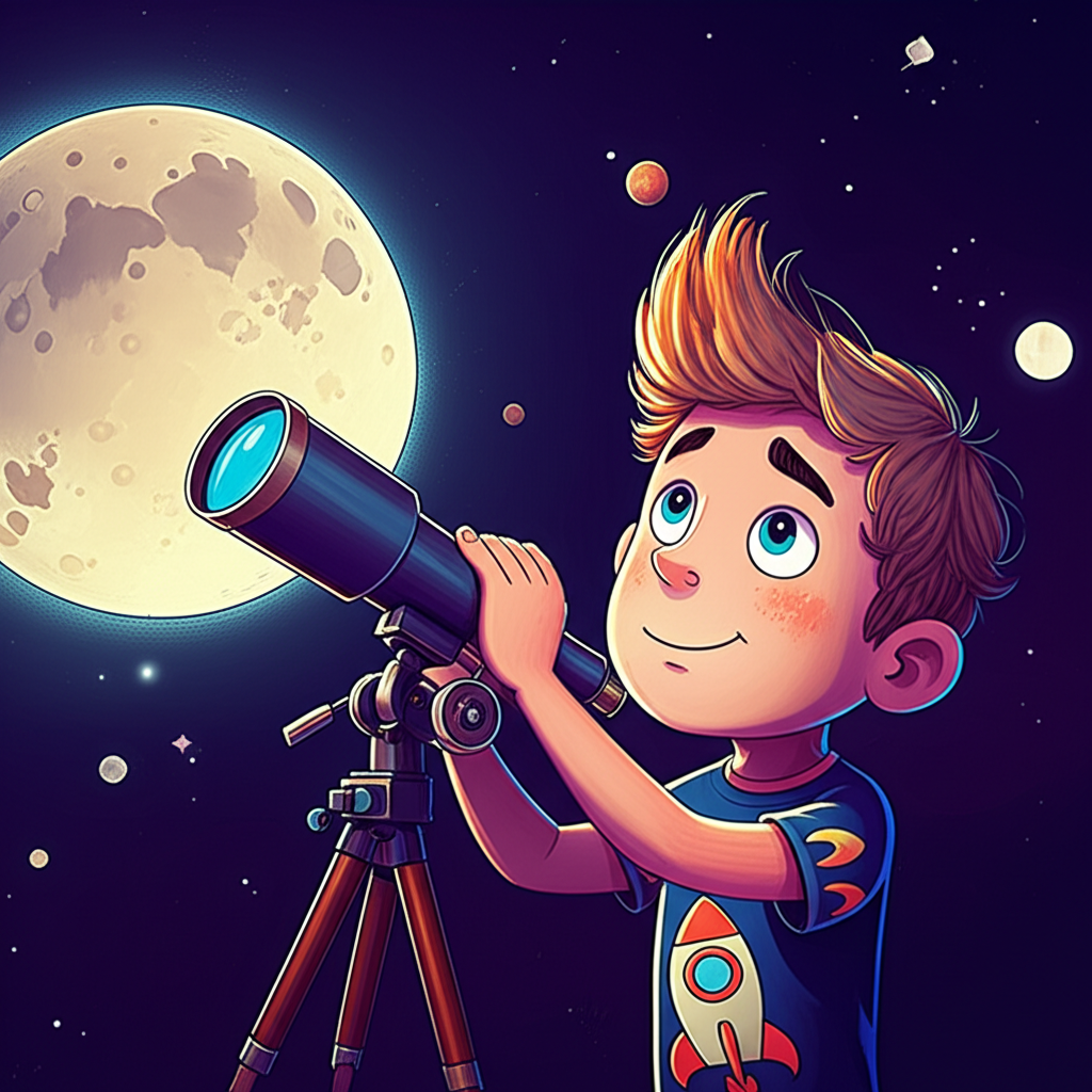 ¡Lucas y el Cohete Curioso: Un Viaje a las Estrellas!