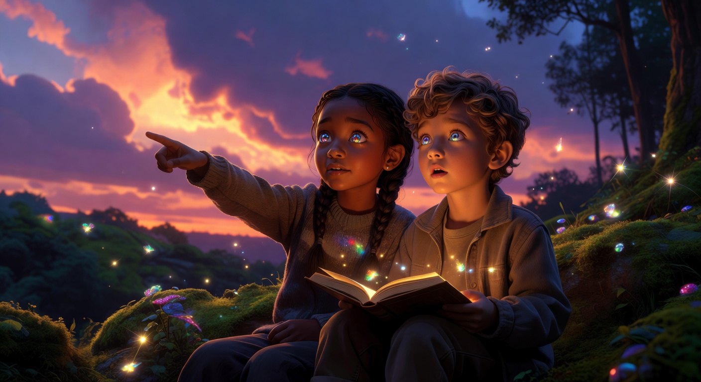 Astrid och Elias - Bästa Vänner För Alltid - illustration 1