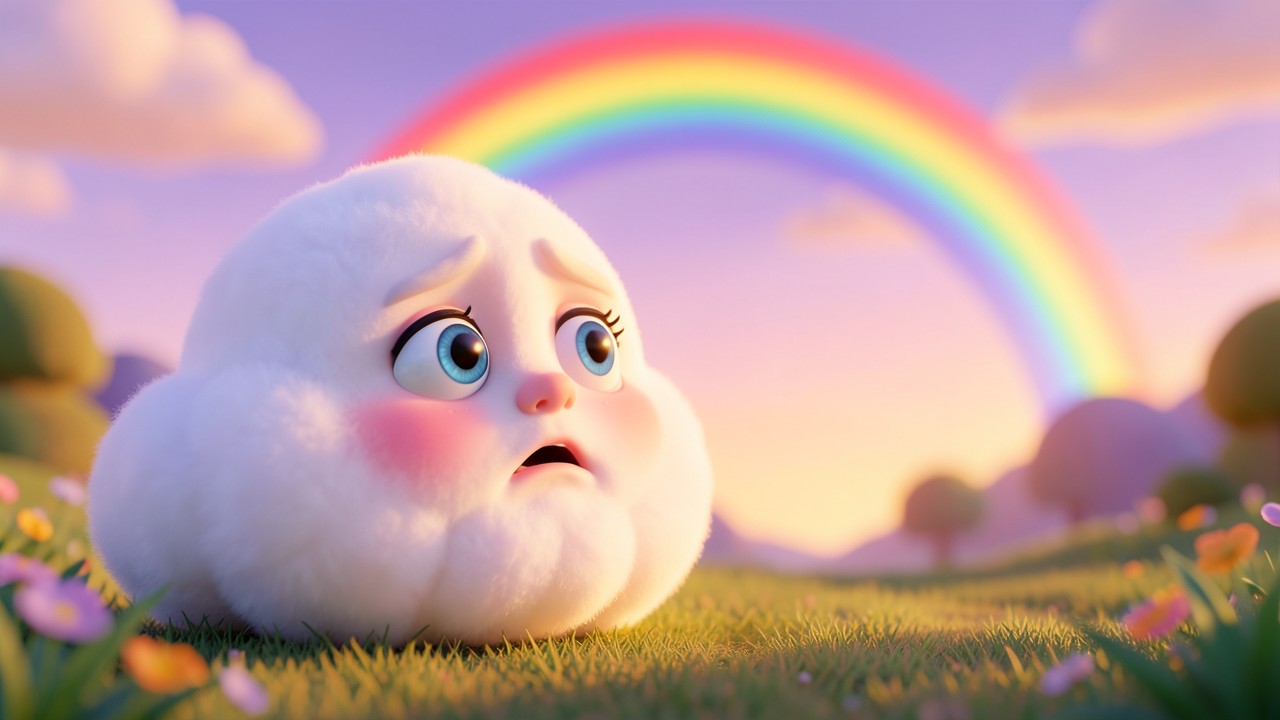The Tiny Cloud Who Lost His Rainbow