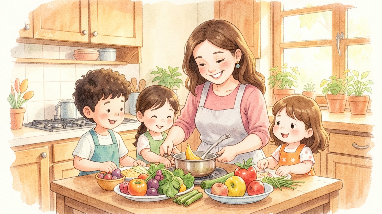 Los Niños que Aprendieron a Comer Sano