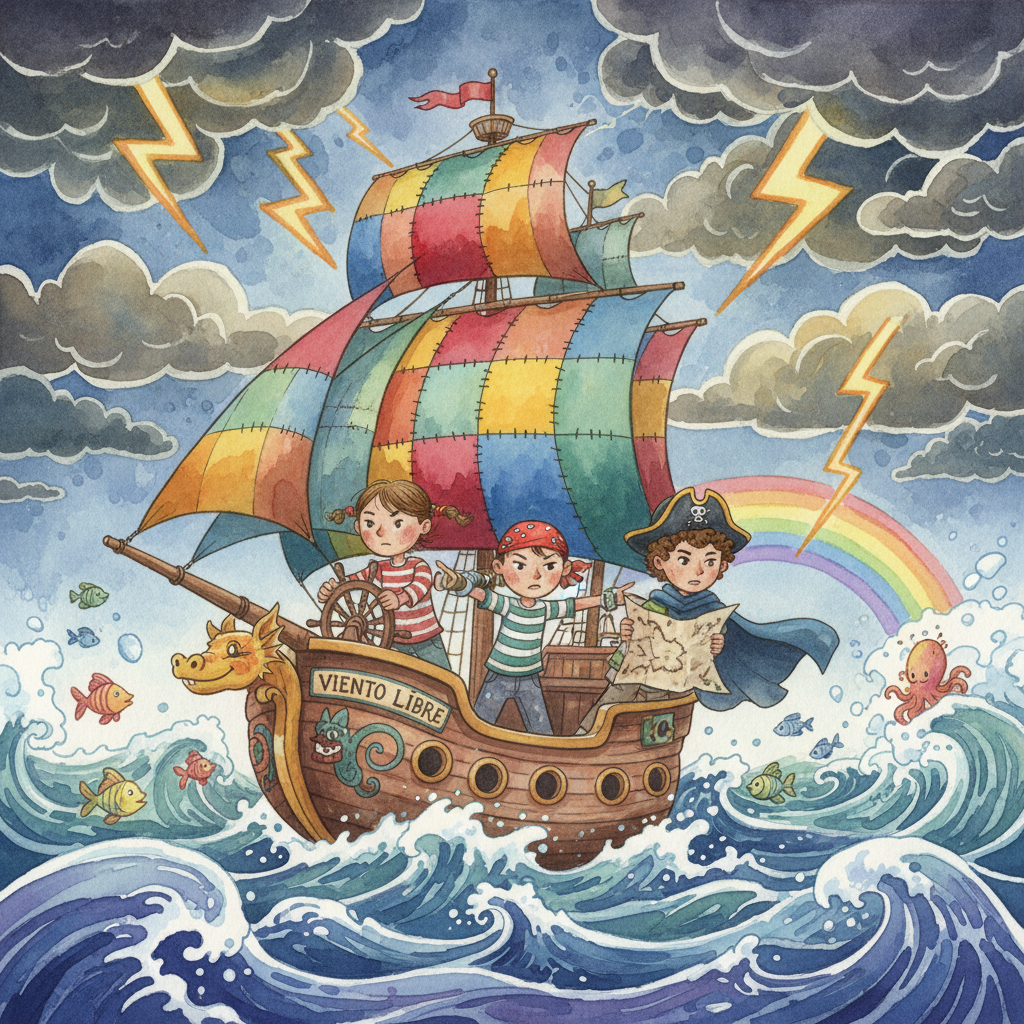 La Aventura Mágica de los Tres Piratas
