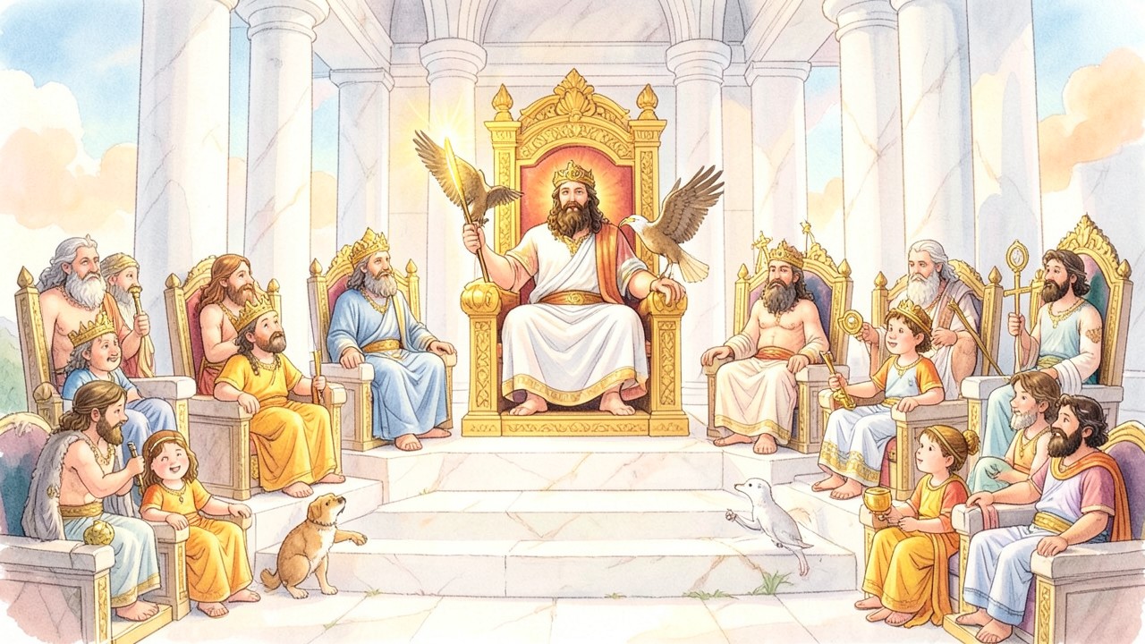 El Monte Olimpo y los Dioses