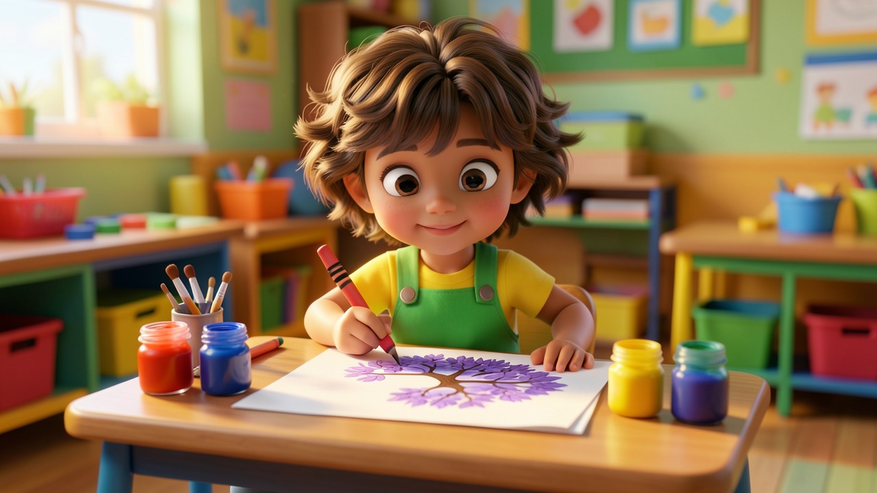 Lucía y el Pincel de los Sueños Lentos