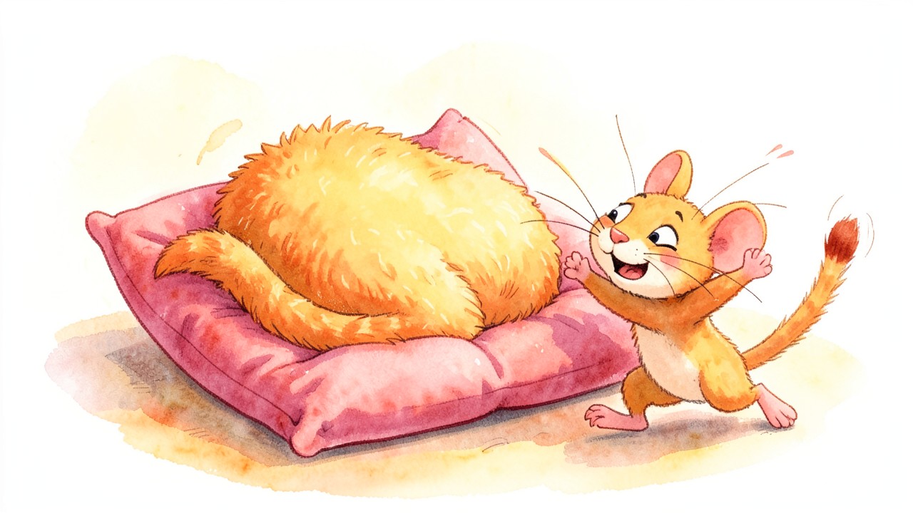 El Gato Perezoso y el Ratón Travieso