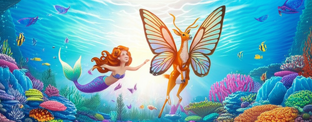 Sirena y el Ciervo Volador: Un Cuento de Dos Mundos
