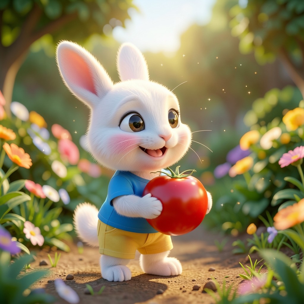 Petit Lapin et le Jardin Magique - illustration 1