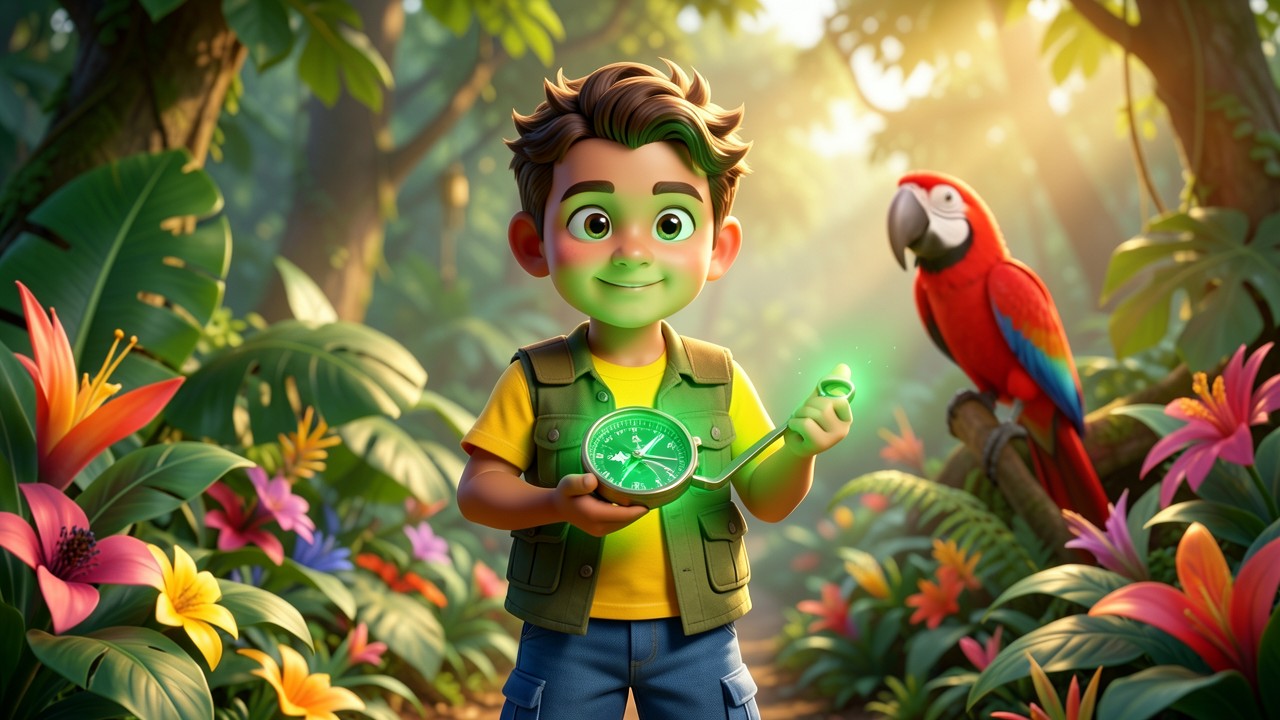Juan y la Brújula de los Corazones Verdes
