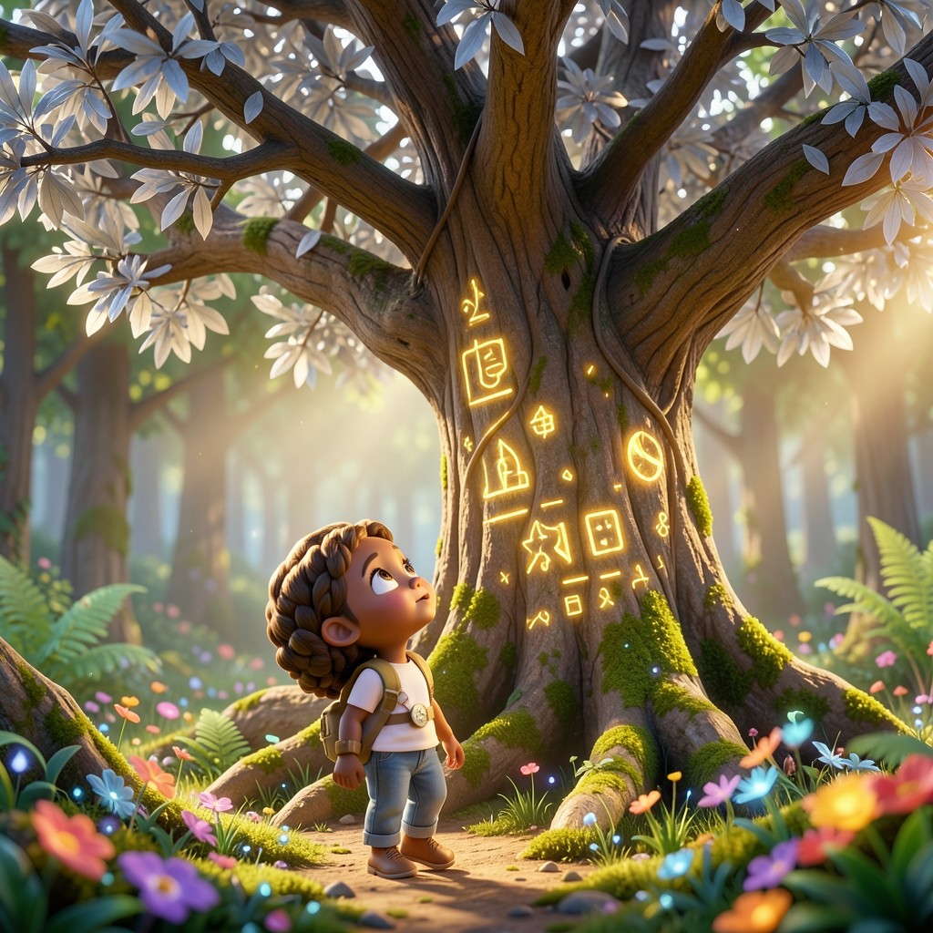 Nabila y el Secreto del Árbol de la Sabiduría Infinita - ilustración 1