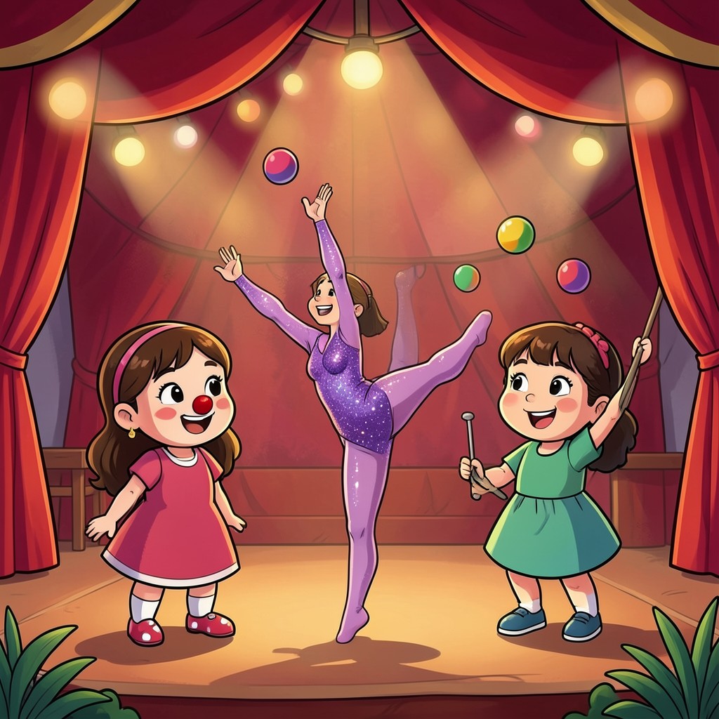 Las Estrellas del Cirquito de la Alegría - ilustración 1