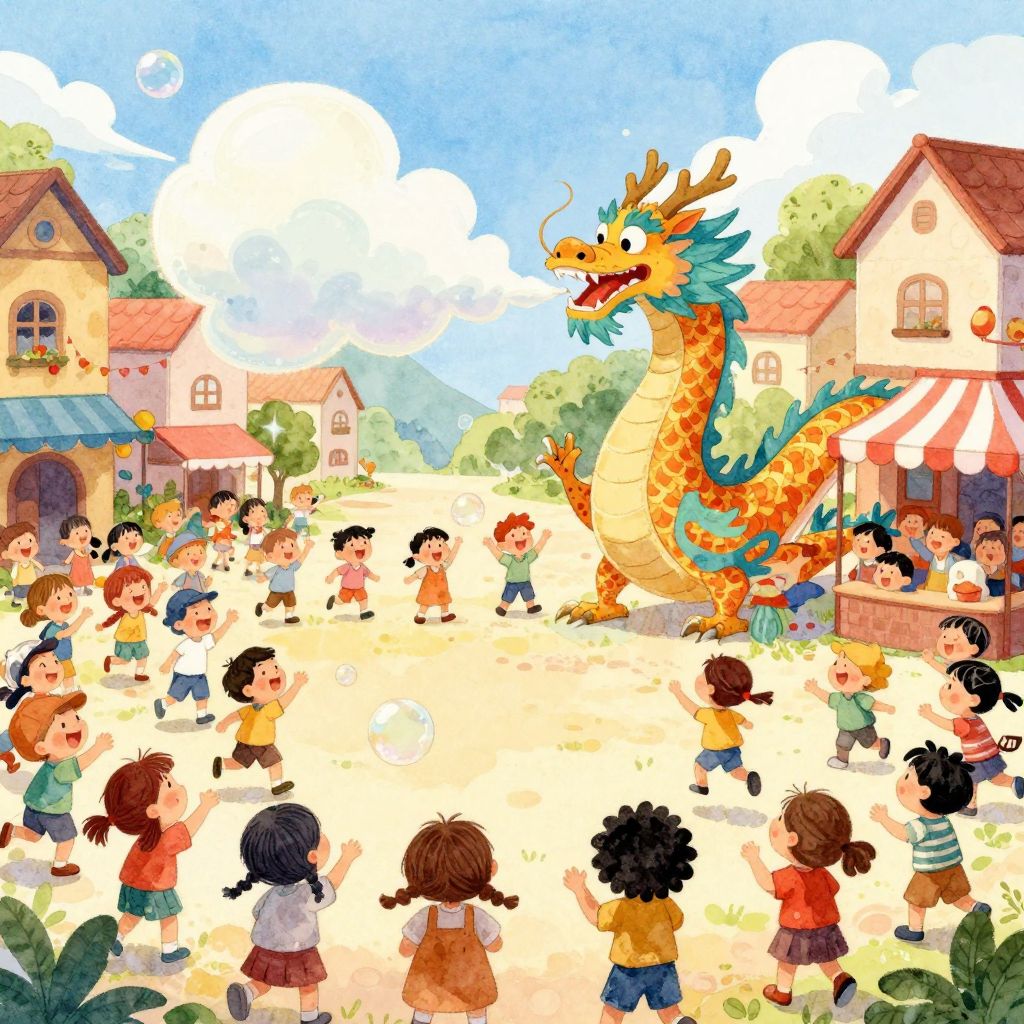 The Friendly Dragon of Cloud Mountain - illustration 2