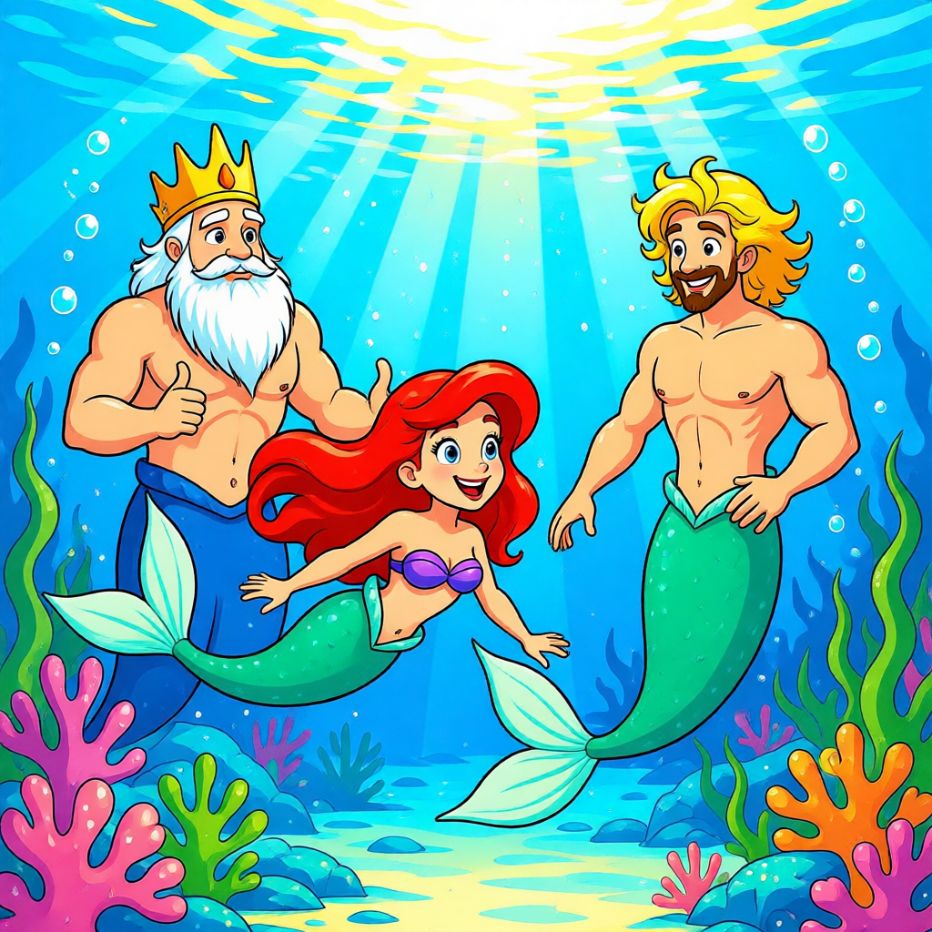 Ariel y el Reflejo de la Libertad - ilustración 1