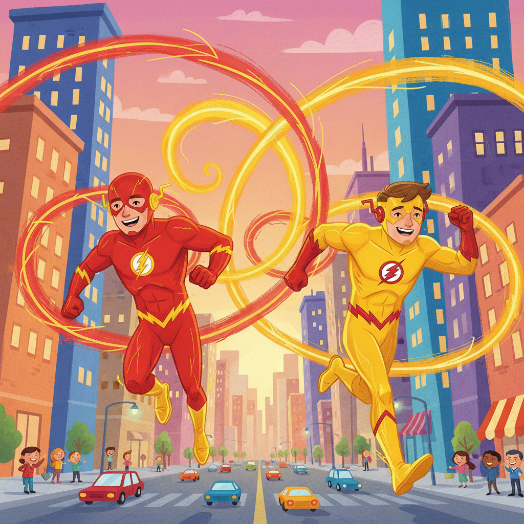 A Corrida do Tempo: Flash contra Flash Reverso