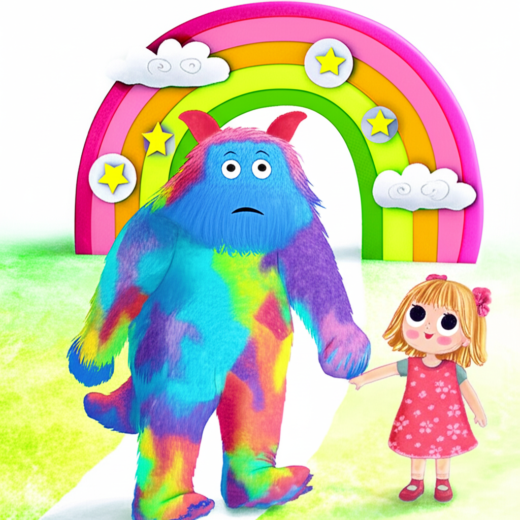 El Monstruo de Colores Aprende a Brillar en la Escuela