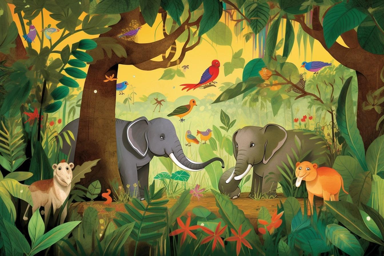 La gran reunión de amigos en la selva