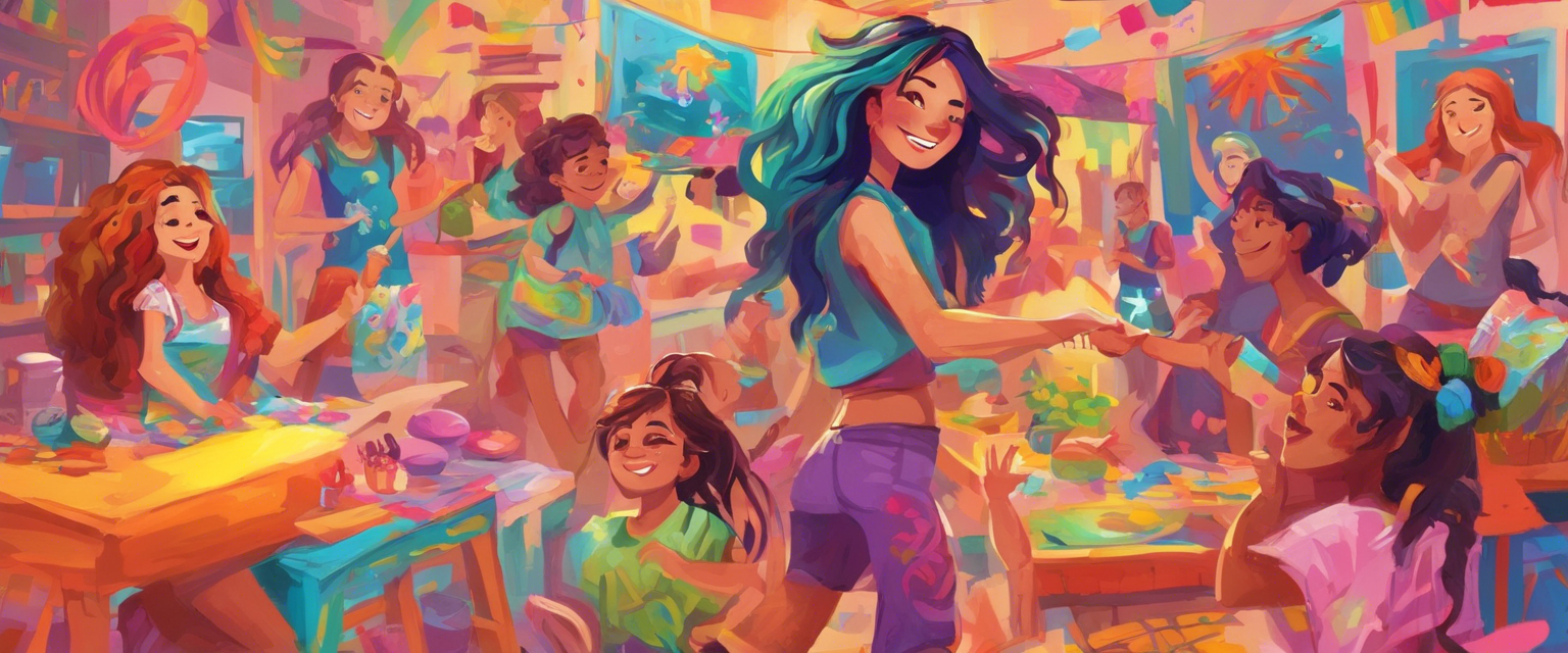 Danna y su mundo de colores