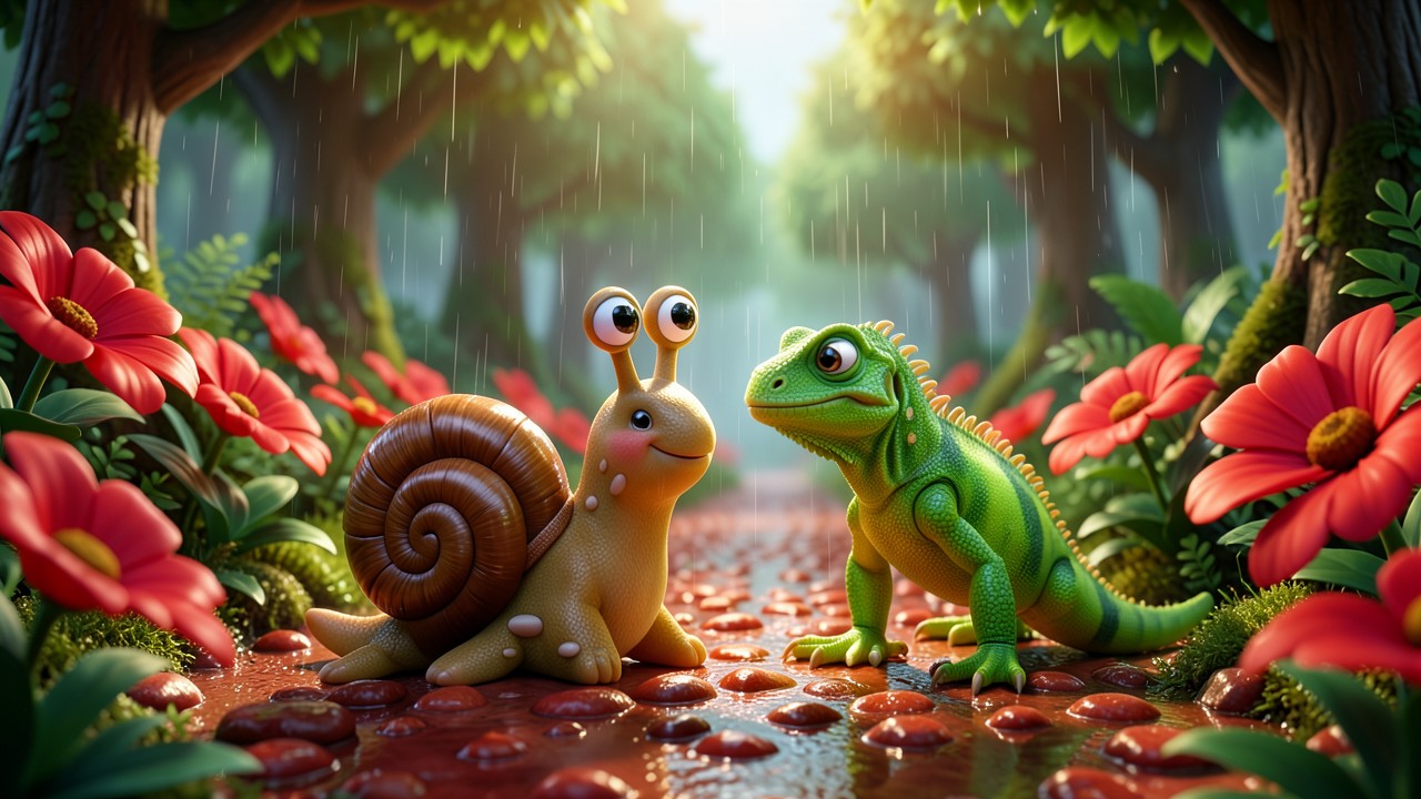 El Caracol en el Bosque Mágico