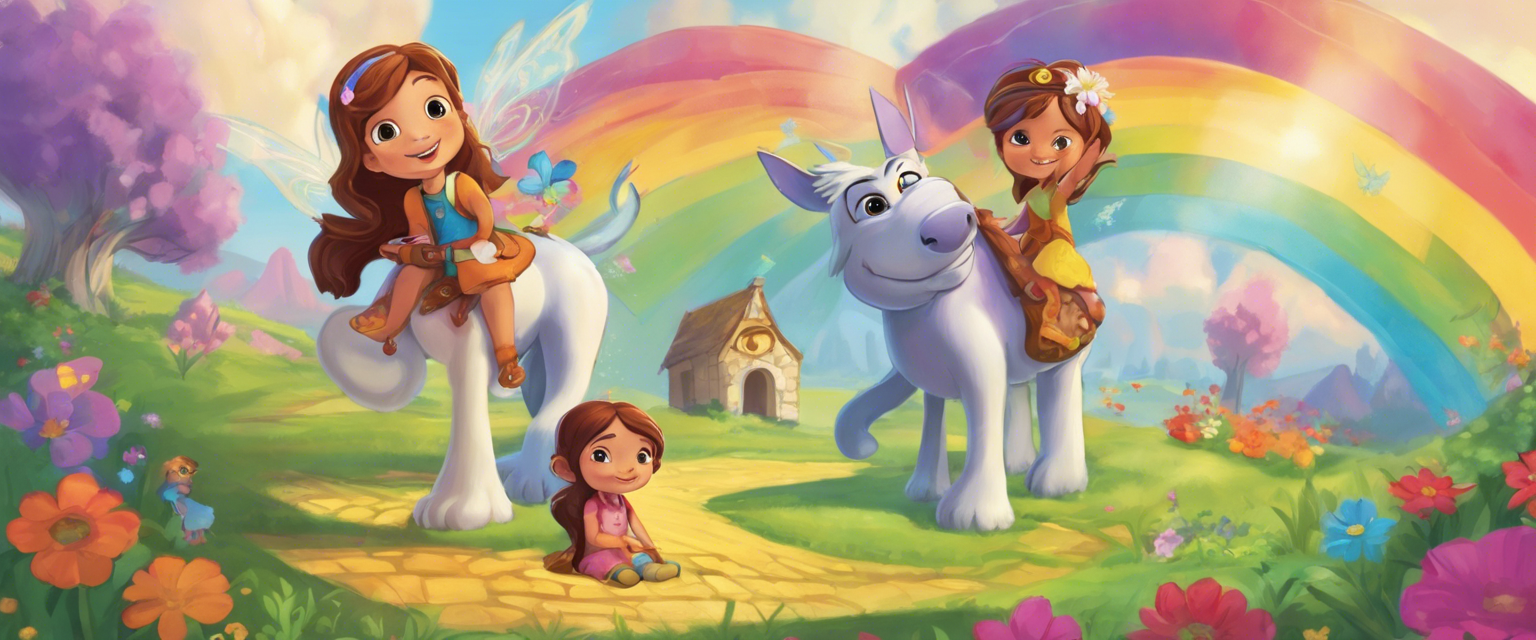 El mágico sueño de la niña y el unicornio
