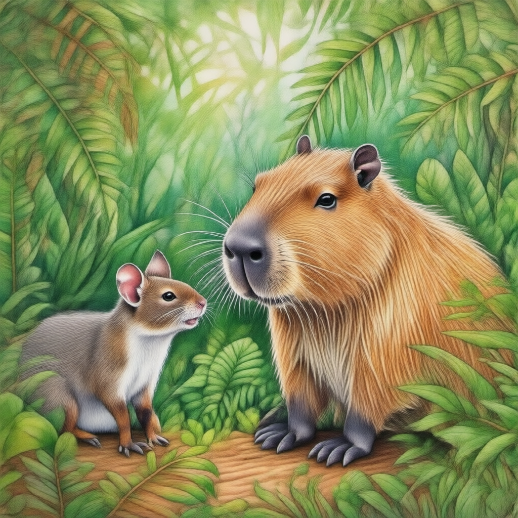 Mía y el Misterio del Carpincho Lanudo - ilustración 1