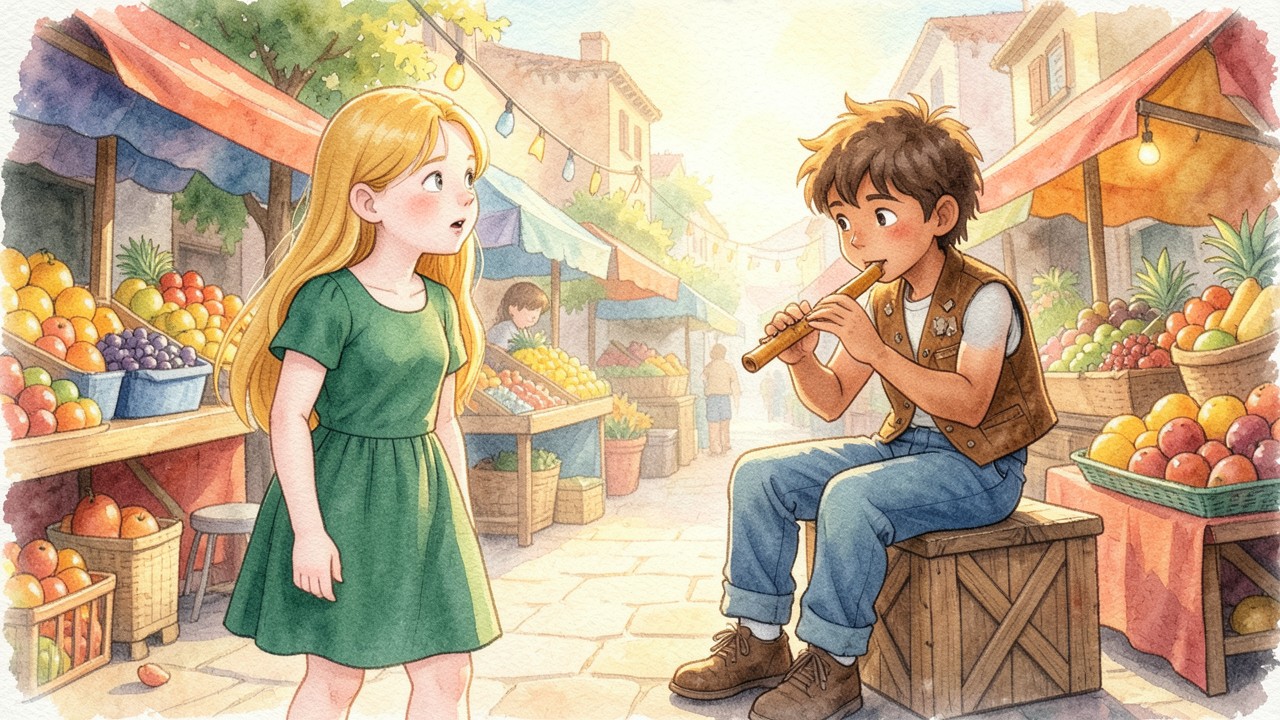 La Princesa de Cristal y el Músico del Viento