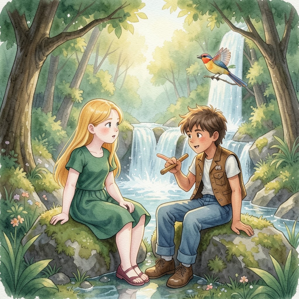La Princesa de Cristal y el Músico del Viento - ilustración 1