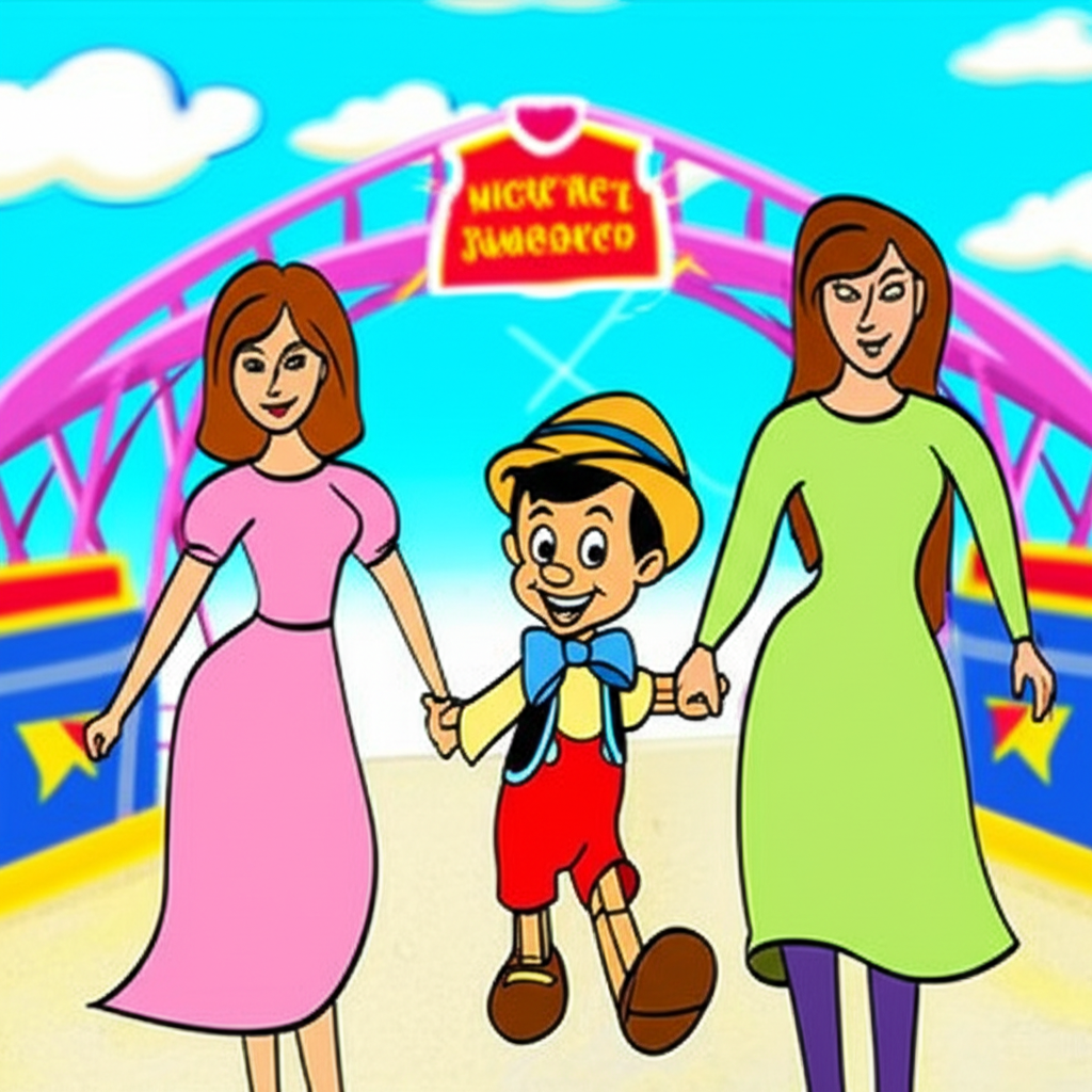 ¡Pinocho y la Aventura en el Parque de Diversiones!