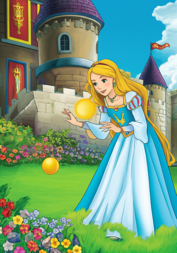 La Princesa, la Rana y la Bola Dorada