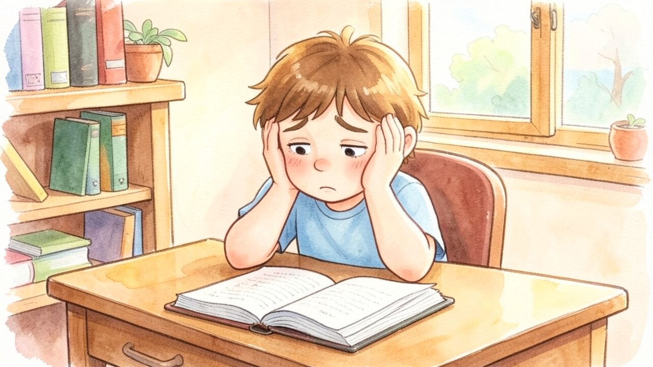 El niño que no quería estudiar