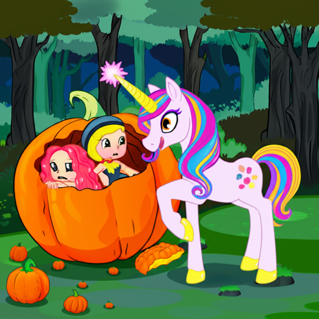 ¡La Aventura Calabaza de Lila la Unicornio!