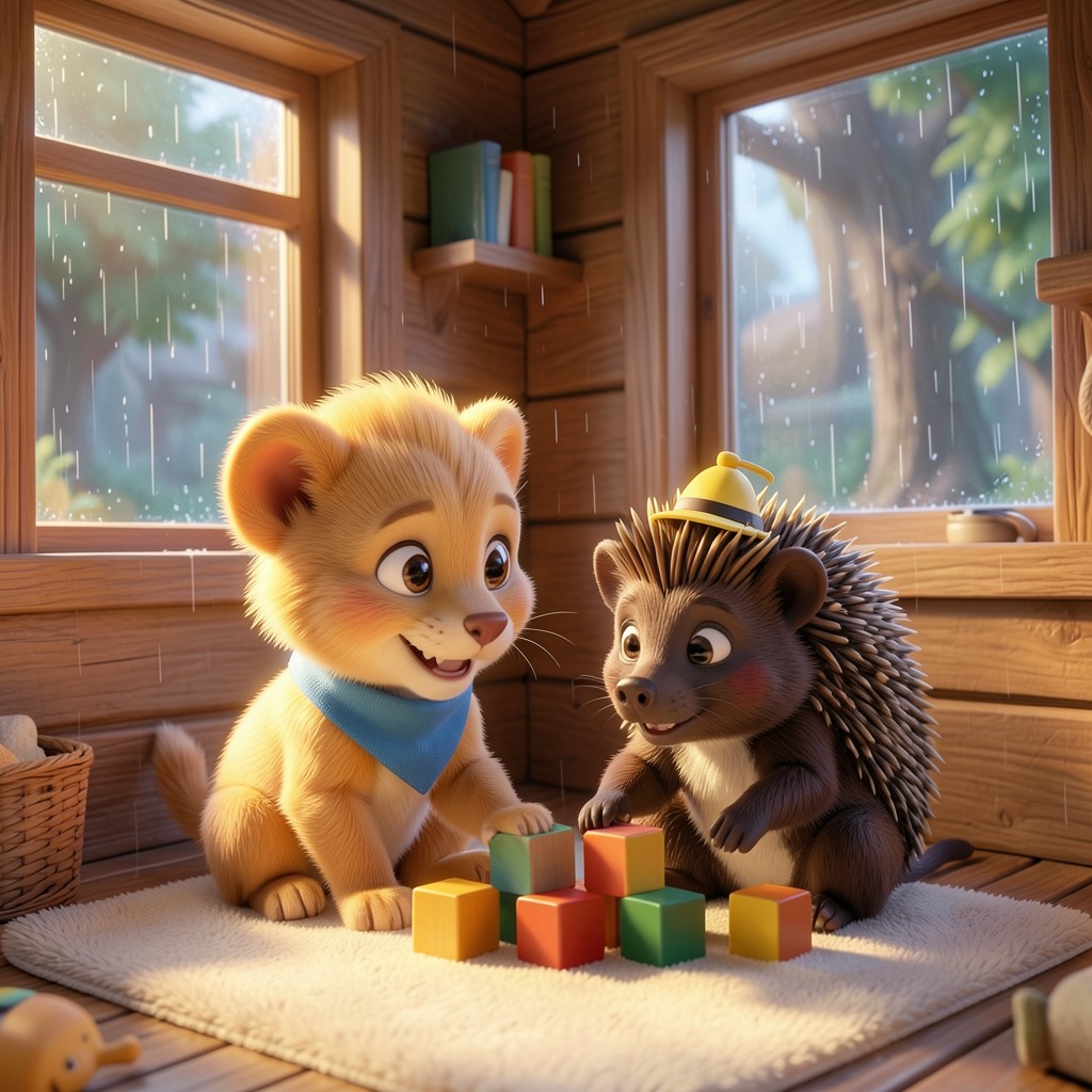 Leo y el Gran Regalo de la Amistad - illustrasjon 2