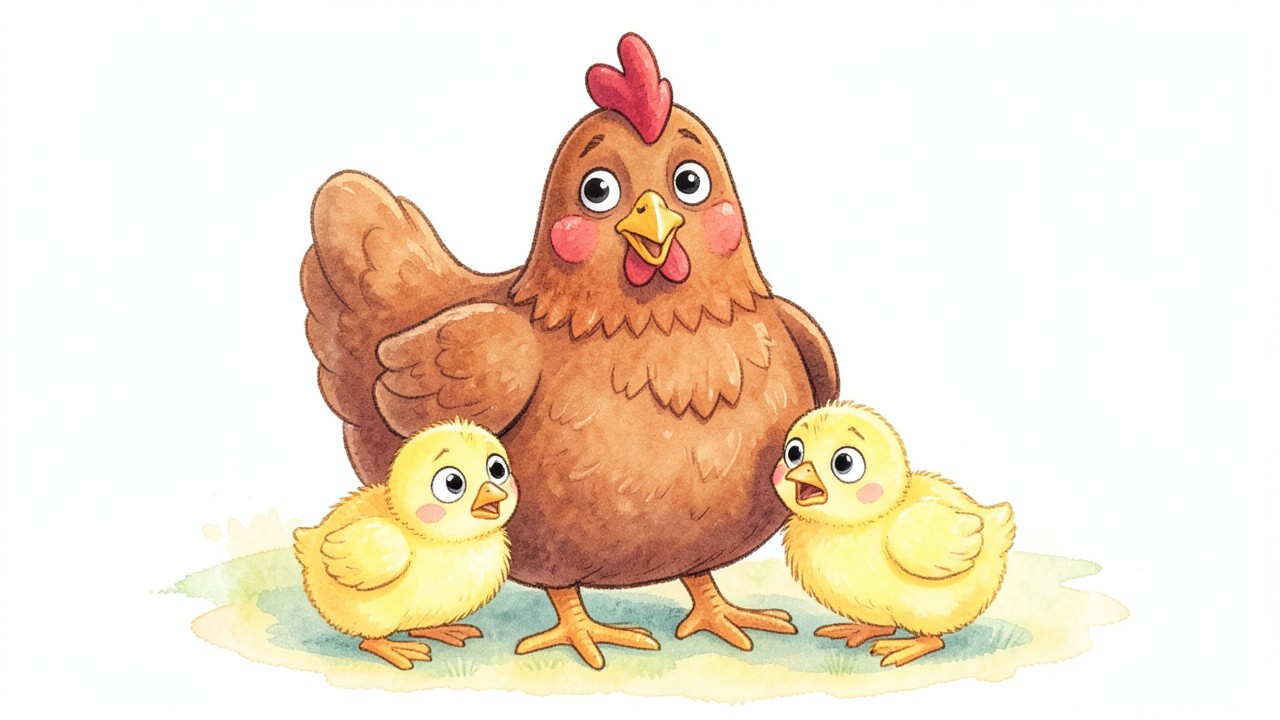 La Gallina y sus Tres Pollitos
