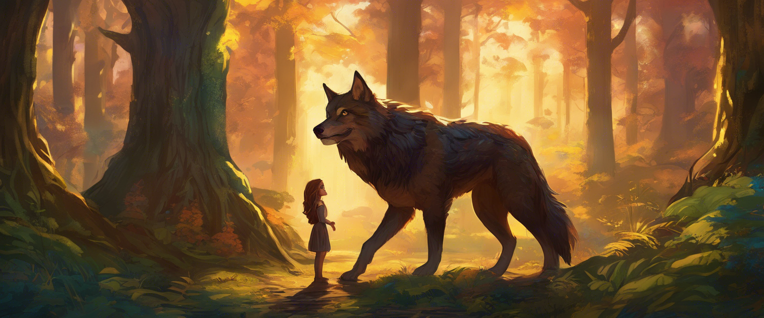 El Hombre Lobo y la Niña Solidaria