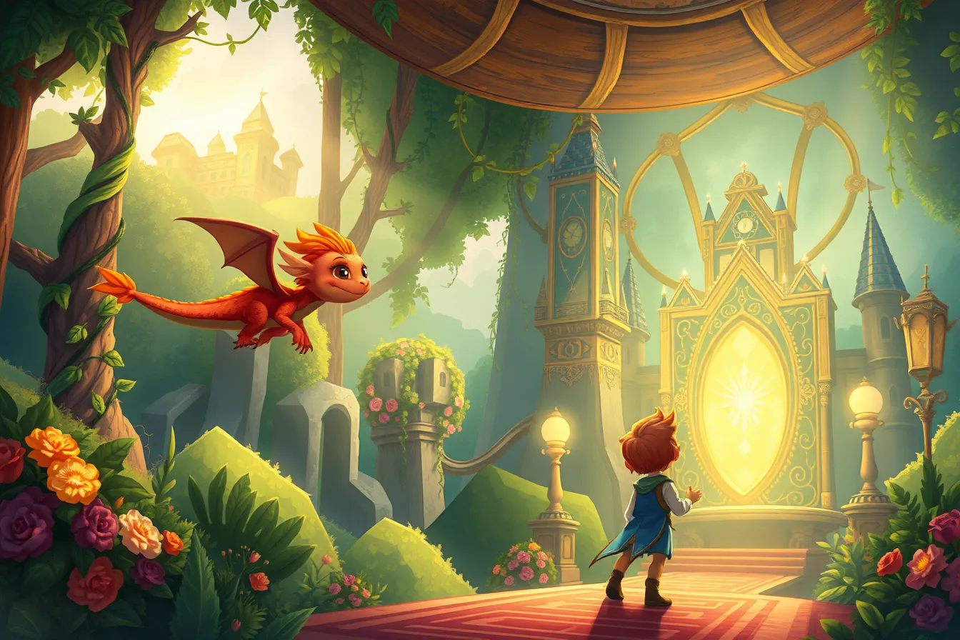 El Pequeño Dragón y el Castillo Encantado