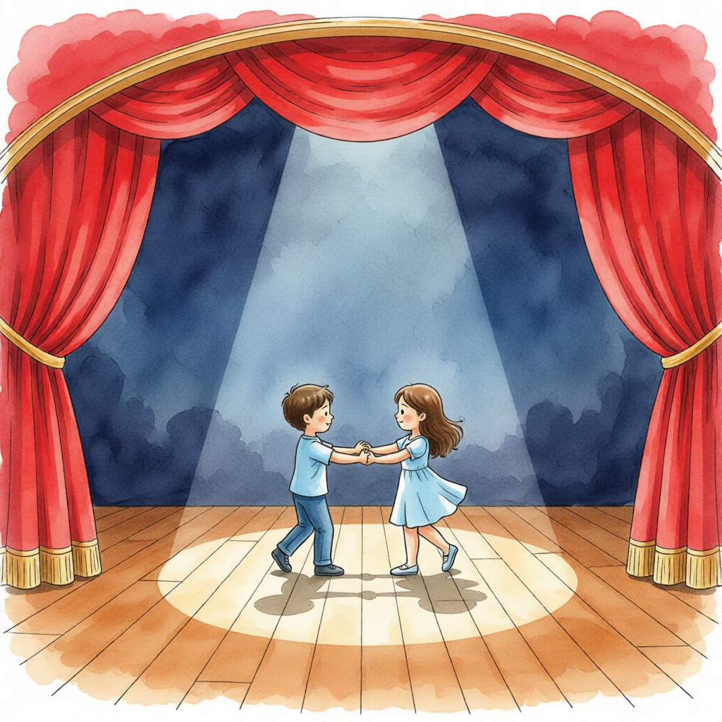El Compás de la Amistad: El Gran Debut de Elena y Mateo - ilustración 2