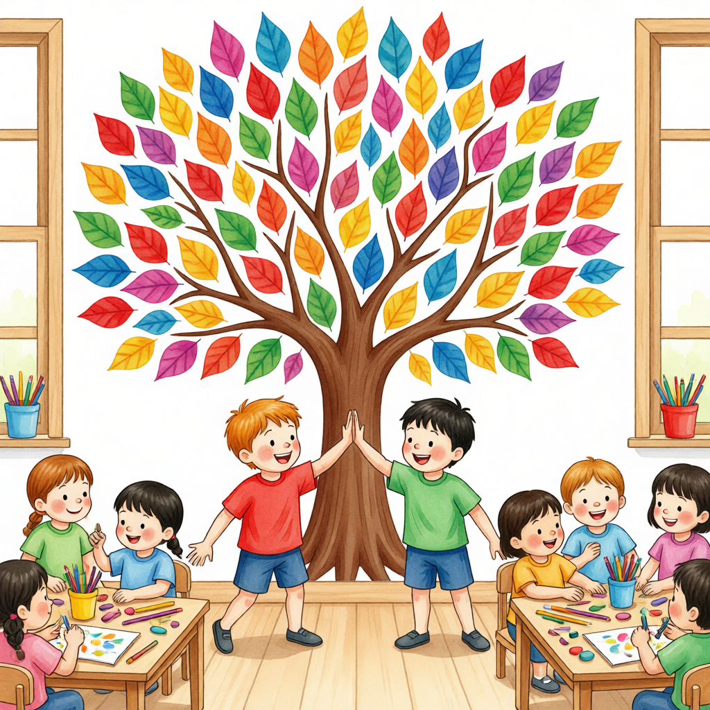 El Mural de las Palabras Amables - illustratie 2