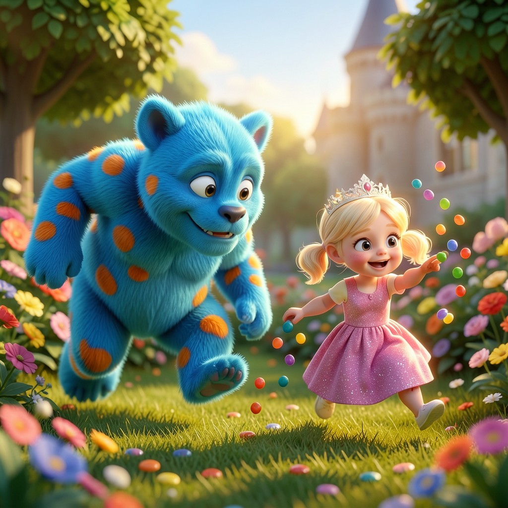 La Princesse Zoé et le Goûter Partagé - illustration 1