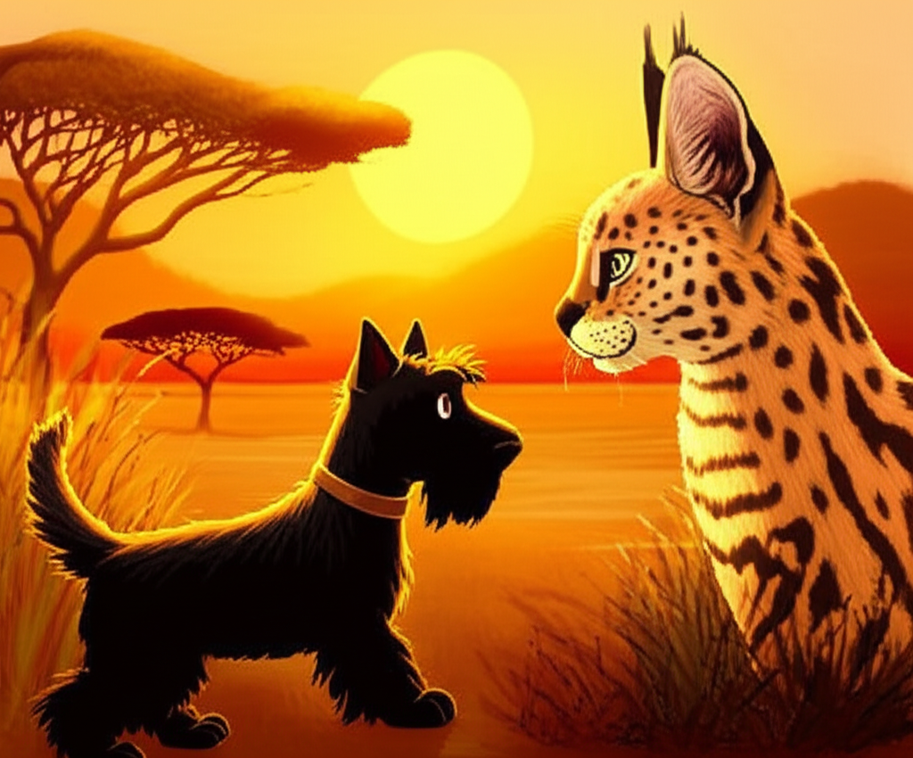 "Las Aventuras de Tito el Terrier y Selva la Serval"