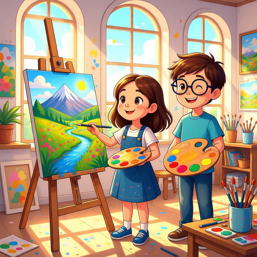El Hilo de Colores: El Viaje de Sofía y Mateo - イラスト 2