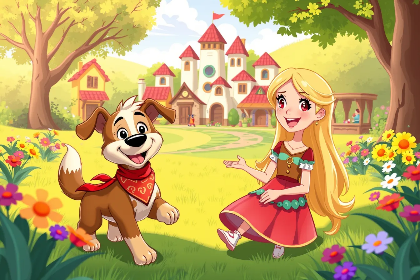 La Aventura del Perro Escorcia y la Princesa Makeila