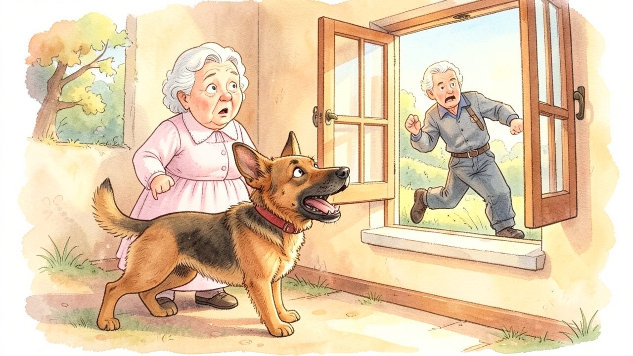 El perro inteligente y el ladrón astuto