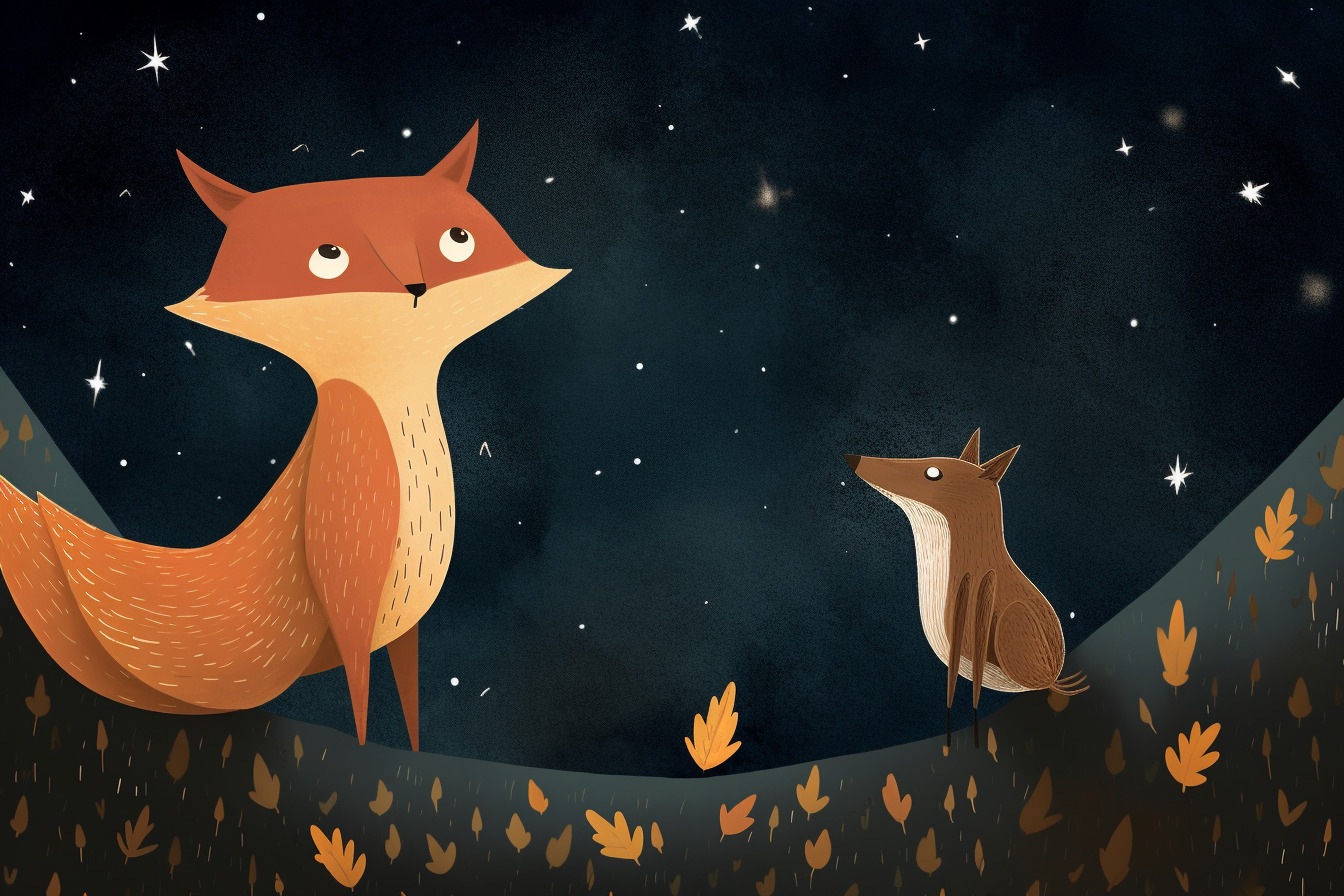 El sabio búho y el zorrito perdido