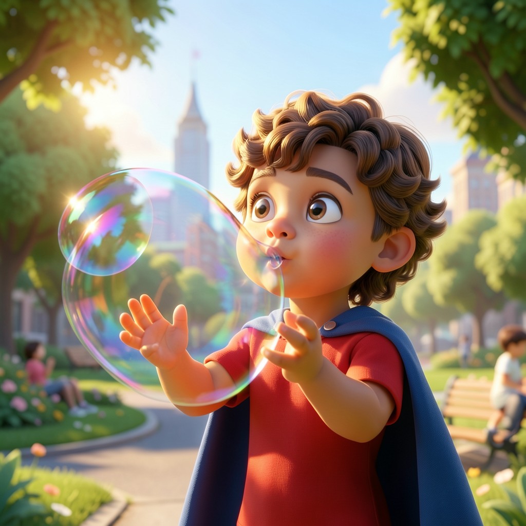 Emmanuel y el Regalo de las Pompas - ilustración 1